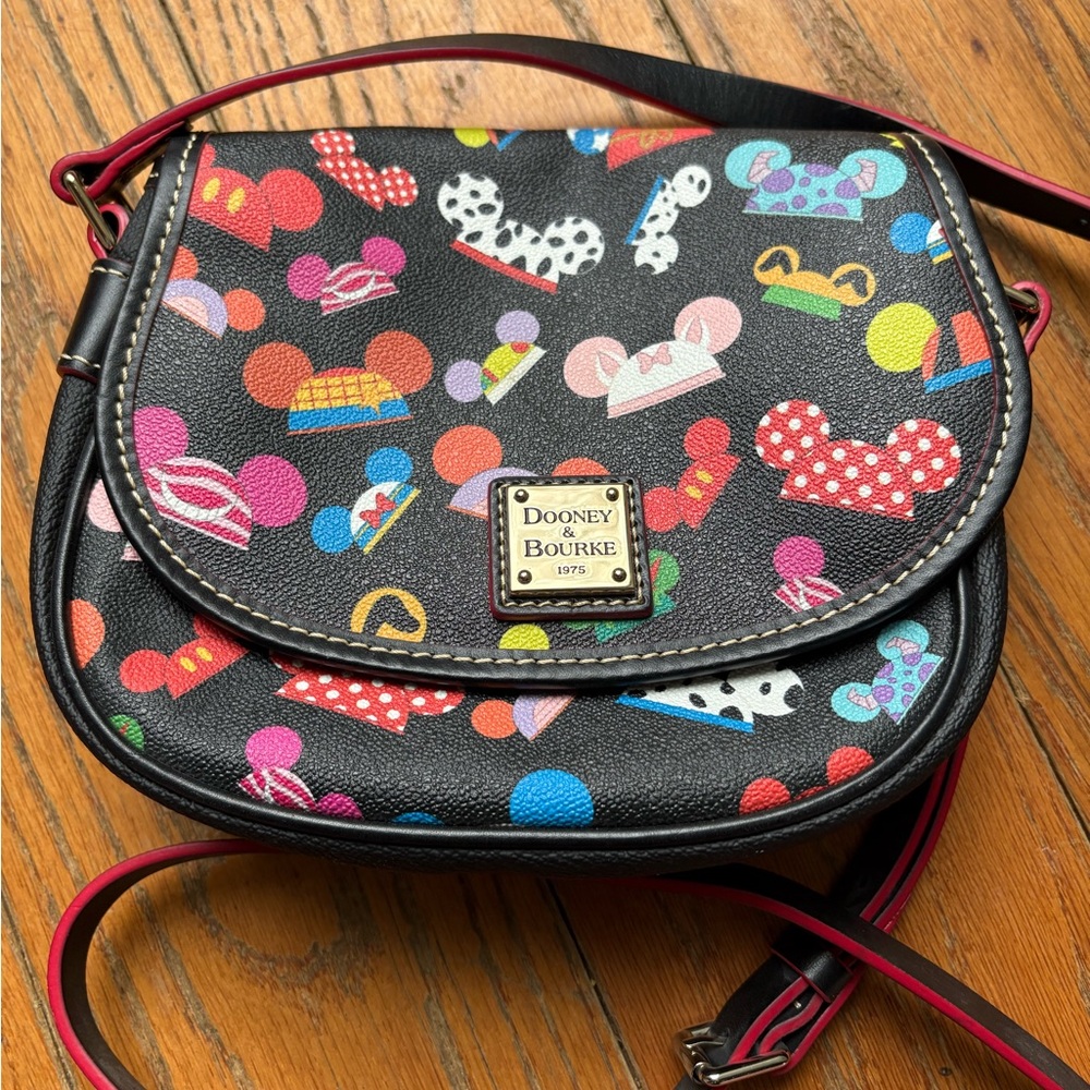 Dooney & Bourke Mickey Mouse Black Crossbody Bag
